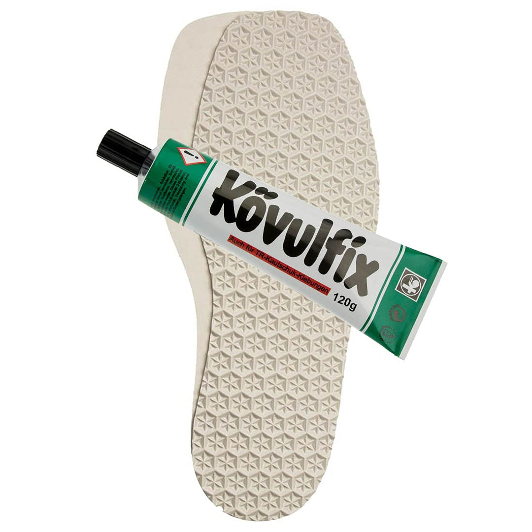 Langlauf Schuhbedarf Schuhreparatur Schuhsohle Star + Kövulfix 120g Schuhkleber - Sneaker Reparaturs