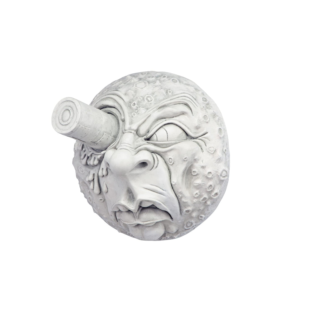 Design Toscano Reise zum Mond, Wandskulptur Französisch, Französisch