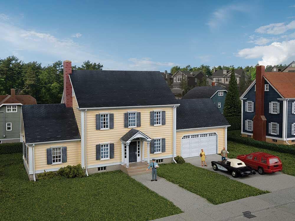 Walthers 933-4154 Executive Haus Modellbausatz, Mehrfarbig