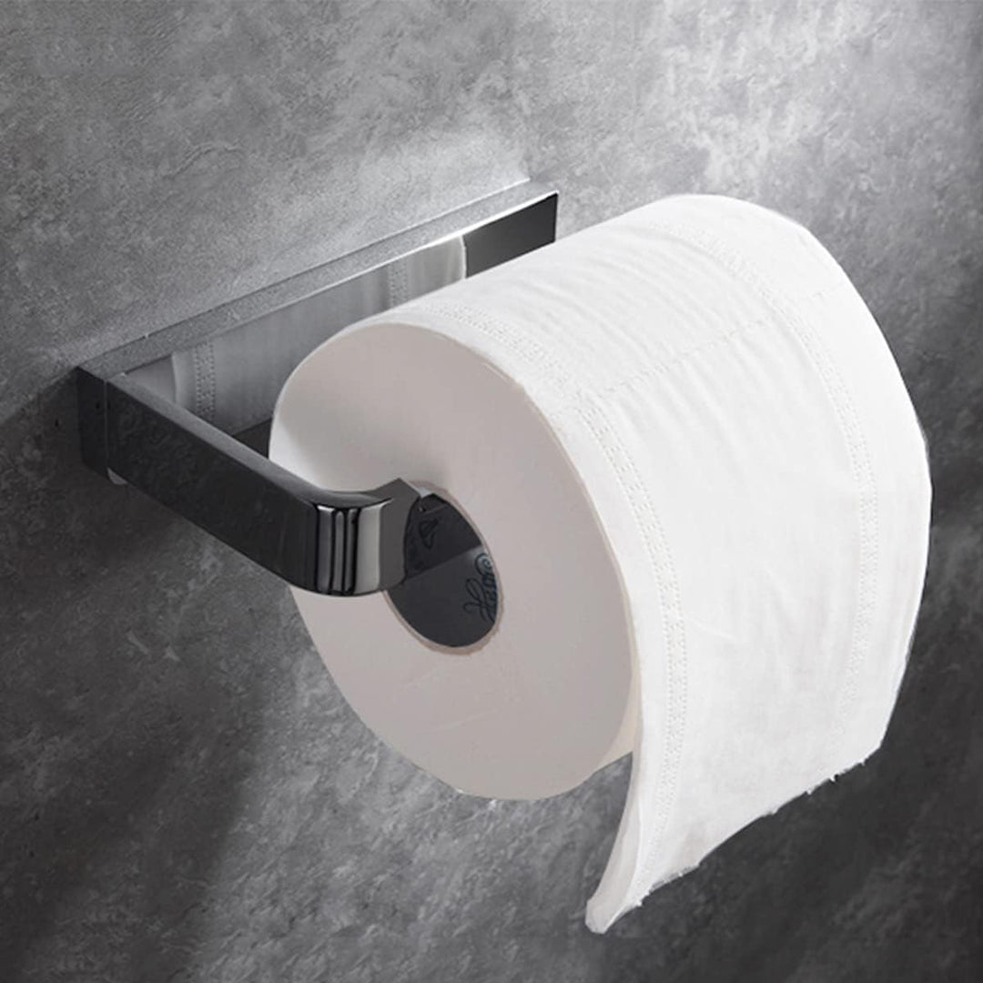 Flybath Toilettenpapierhalter Ohne Deckel Massiver Messing Vierkant Bad WC Rollenhalter Wandmontage
