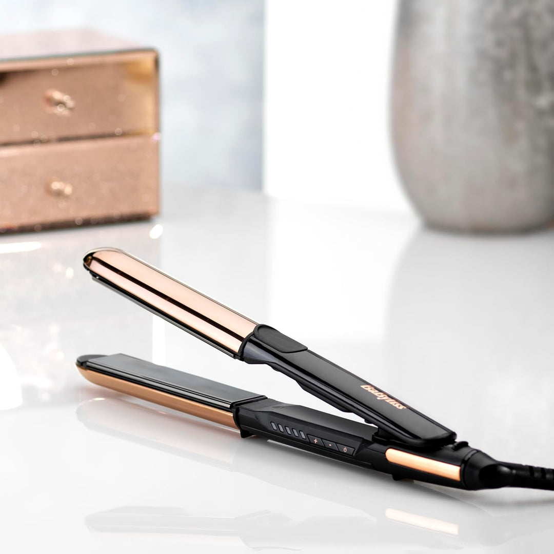 Plancha Pelo Babyliss St481e Pure Metal Oro Rosa Single Roségold, Single Roségold