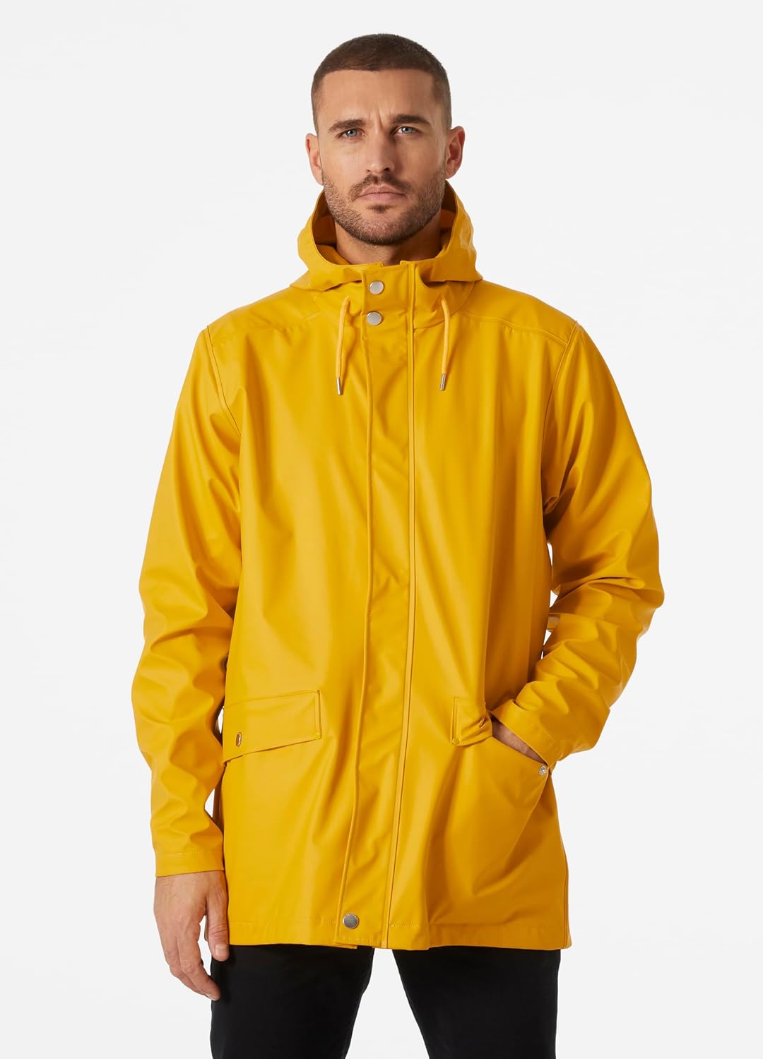 Helly Hansen Herren Moss Rain Coat Shell-Jacke (1er Pack) S Essential Gelb, S Essential Gelb