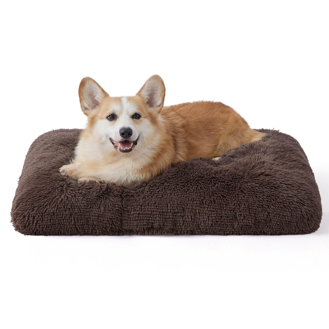 BEDSURE Flauschiges Hundebett Grosse Hunde - 74x53x8 cm Hundebett waschbar für grosse Hunde, rutschf