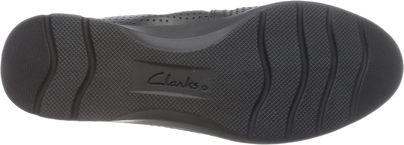 Clarks Damen Jenette Ease Ballerinas 35.5 EU Schwarzes Leder, 35.5 EU Schwarzes Leder