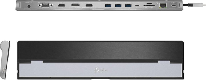 j5create Station d'Acceuil USB-C Triple Affichage, JCD543