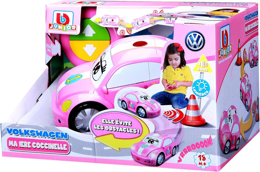 Bburago Maisto France 92003R Volkswagen Spielzeugauto für Kinder, Rosa, Rosa