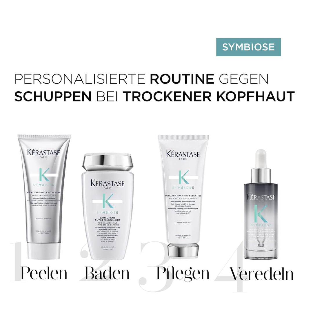 Kérastase Symbiose, Entwirrender Anti-Schuppen Conditioner, Spülung für empfindliche Kopfhaut, Ohne