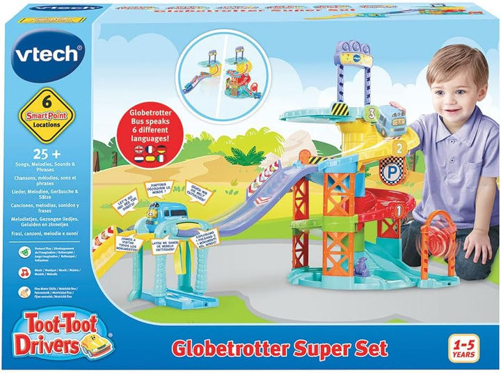 VTech TUT TUT Baby Flitzer - Parkhaus – Interaktive Parkgarage Mit Beweglichen Elementen, Melodien,