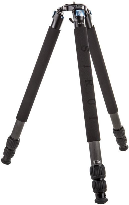 Sirui R-3213X Studio-Dreibeinstativ mit Mittelsäule und 75 mm Adapterhalbschale, 10x Carbon, R-3213X