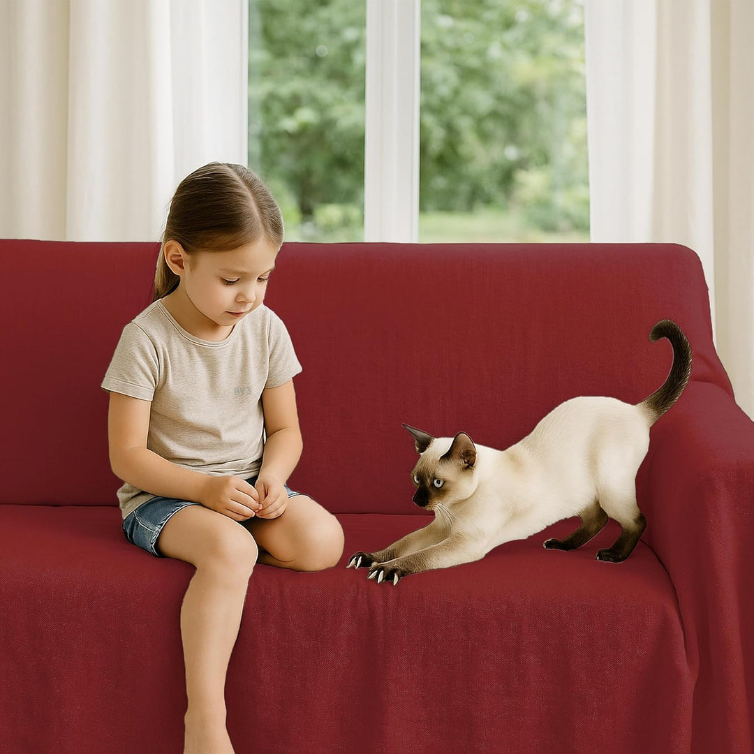 Byour3 - Bettüberwurf Bio-Baumwolle Gemischte Doppelbett Einzelbett Queen Size Bettdecke Sommer Früh