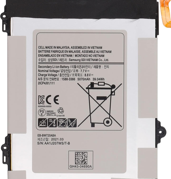 Swark Replacement Akku EB-BW720ABA Kompatibel mit Samsung Galaxy Book 12.0" SM-W720 SM-W723 SM-W723Q