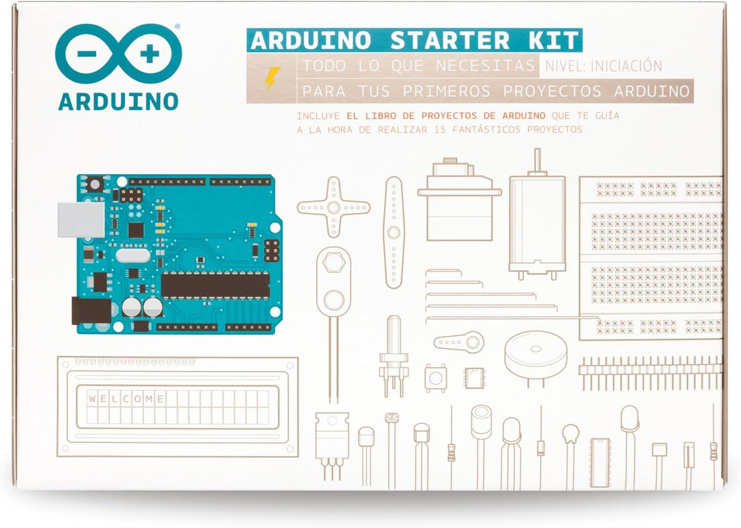 Arduino Offizielles Starter Kit für Anfänger K030007 [Projektbuch auf Spanisch], Projektbuch auf Spa