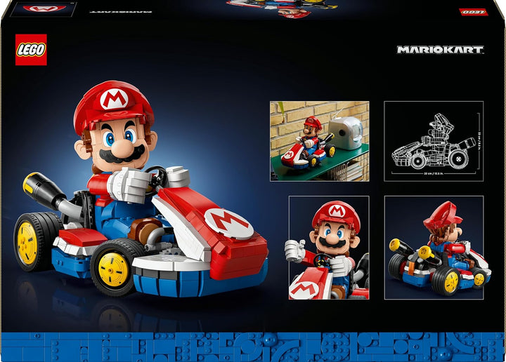 LEGO Super Mario: Mario Kart: Mario & Standard-Kart – Nintendo Figur und baubares Auto für Gaming-Fa