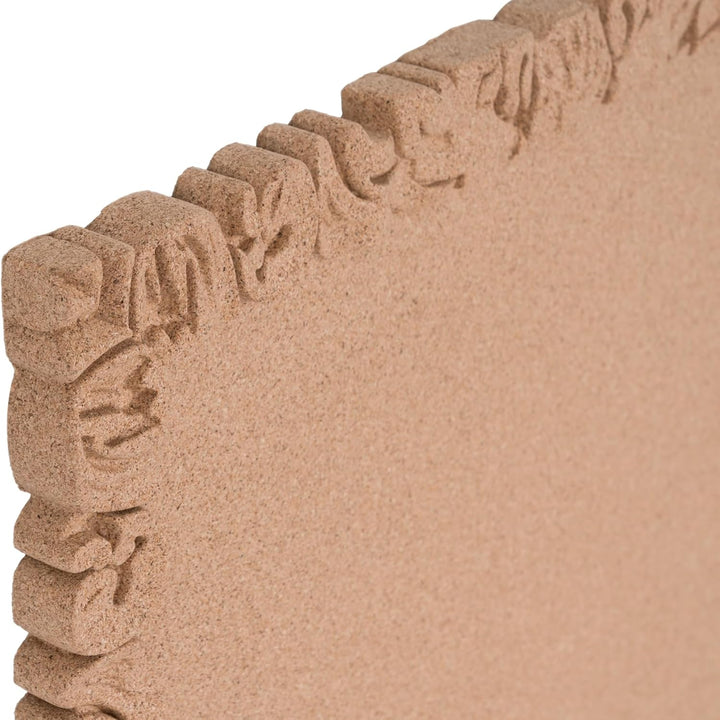 Bi-Office Korktafel Rococork, rahmenlos, hochwertige Korkoberfläche, 40 x 45 cm Korkfarben, Korkfarb