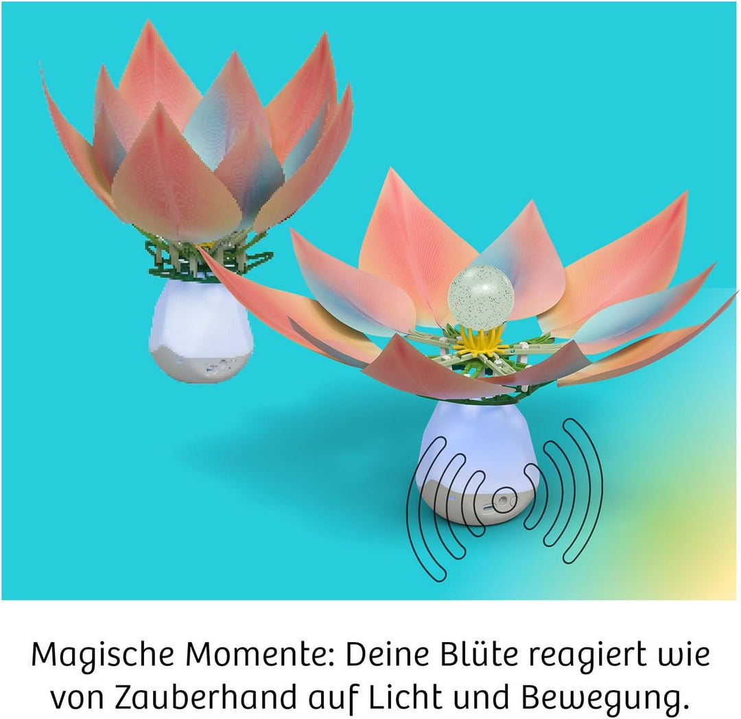 KOSMOS Robotic Flower 621230 Entdecke den Zauber der Technik mit Blumen und Botanicals, gestalte kre