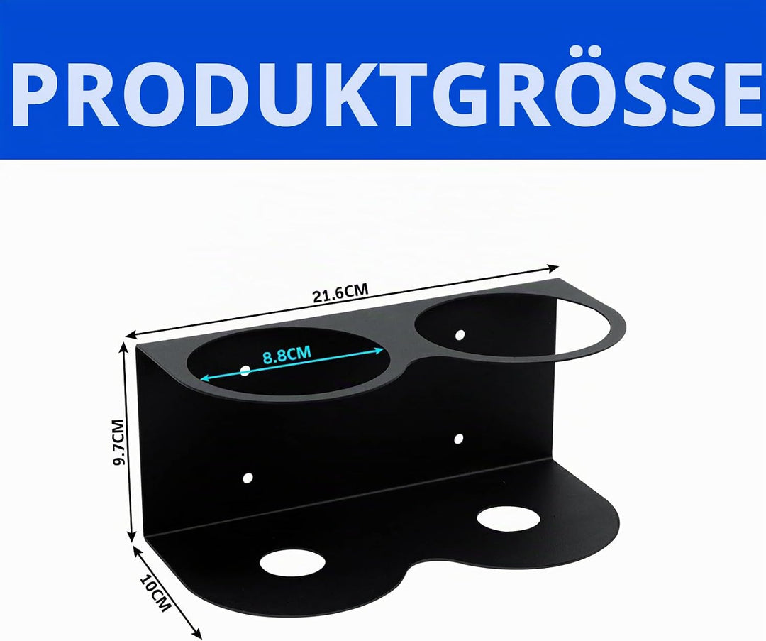 Spraydosenhalter Sprühdosenhalter Metall Dosenhalter für Sprühflaschen, Werkstatt Zubehör Sprühflasc