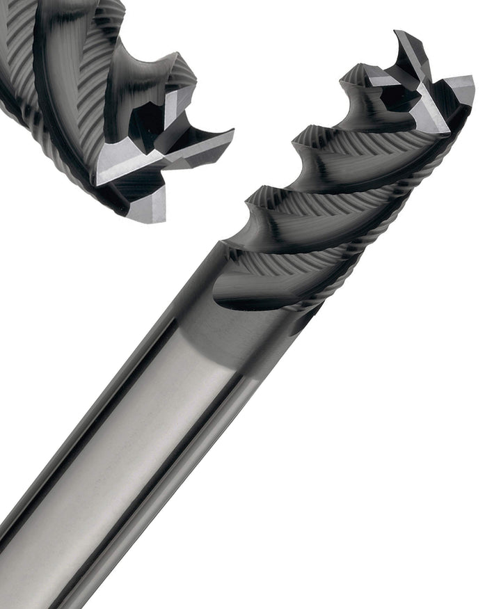 Corintian VHM Schruppfräser 4 Zähne - AlTiN Beschichtung, Ø 6-12mm, High Performance Cutting HPC gee