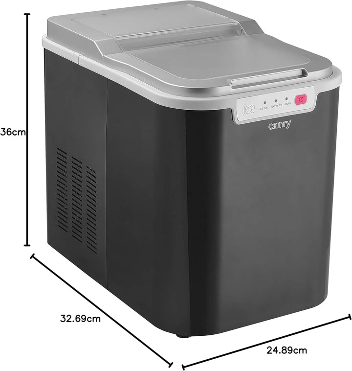 Adler Eiswürfelbereiter CR 8073, Schwarz, Grau