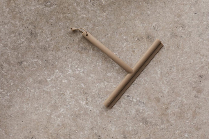 blomus Duschabzieher -VIPO- Duschwischer mit Halterung 24 cm breit Abzieher aus Silikon für Dusche,
