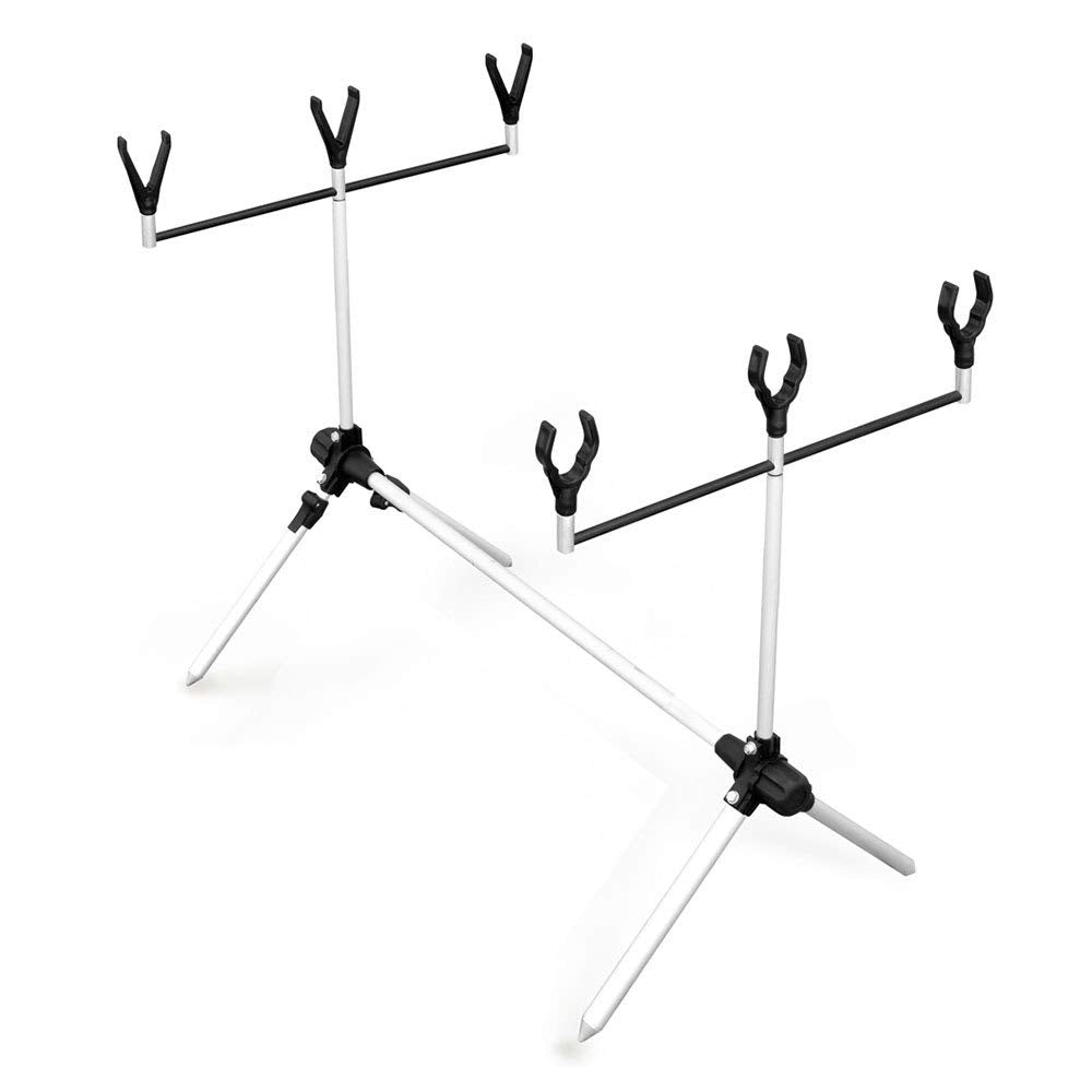 Lineaeffe Rod Pod Carpfishing Rod Pod Set Aluminium 54 x 100 x 40 cm Resistente Affidabile