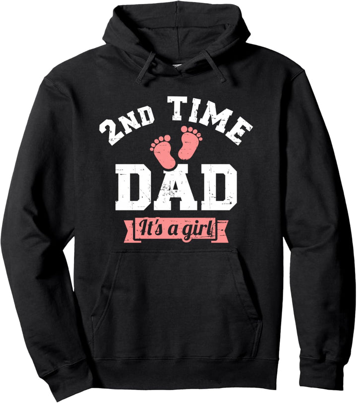 Zweifacher Papa Vater Mädchen Pullover Hoodie