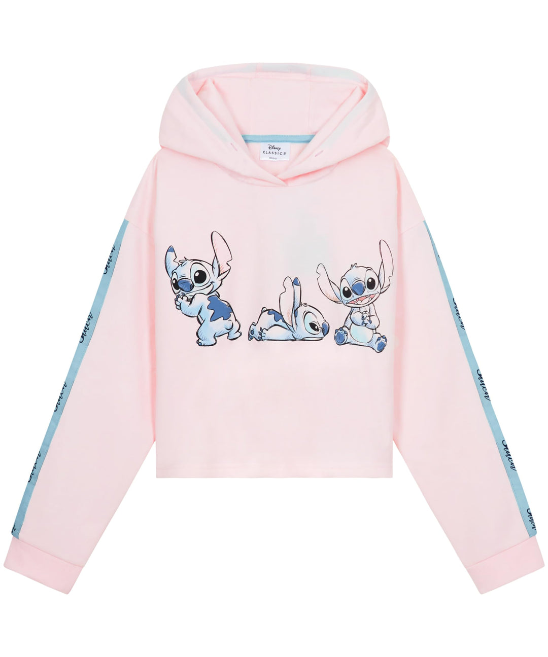 Disney Stitch Hoodie Mädchen 128-164 cm, Cropped Kapuzenpullover Kinder Teenager, Leichtes Sweatshir
