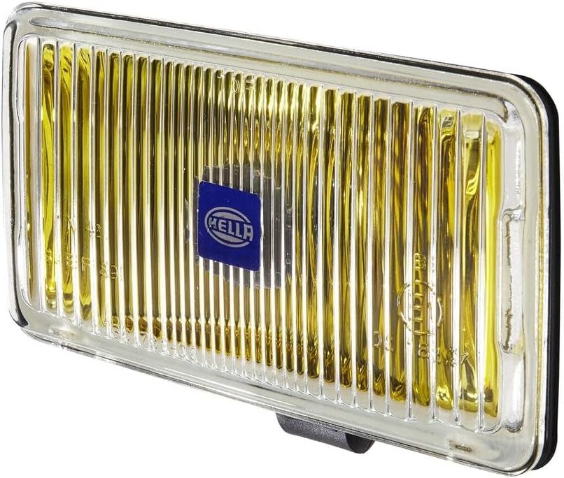 HELLA - Halogen-Nebelscheinwerfer - Comet 450 - 12V - rechteckig - Anbau - gelbe Streuscheibe - Lich