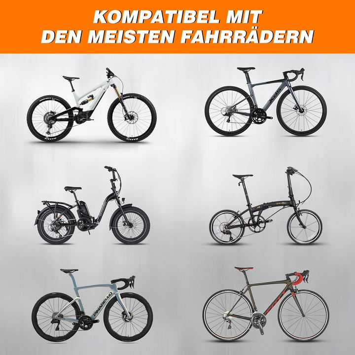 IMAYCC 160° Schwenkbare Fahrrad-Wandhalterung bis 50 kg, Fahrradhalterung Wand ohne Schweres Heben H