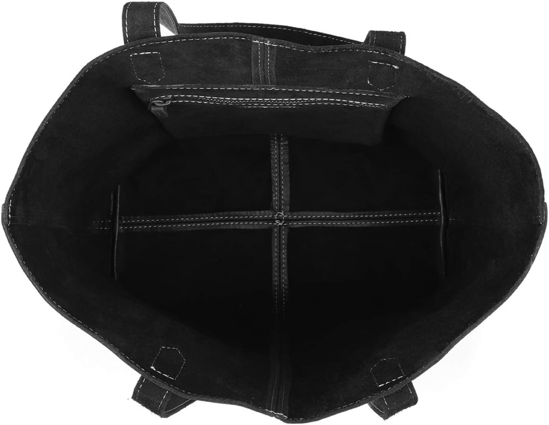 Londo Carmel Handtasche Damen Handgefertigt aus Echtem Leder- Laptop Tasche Umhängetasche Damen -Sch