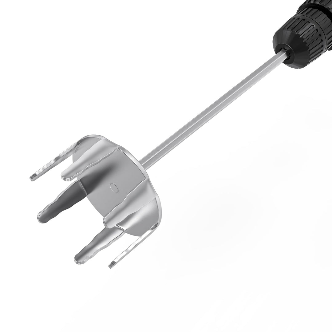 Outspark Schweinefleischabzieher aus Edelstahl mit Standard-Handbohrmaschine (7,6 cm) 3inch, 3inch