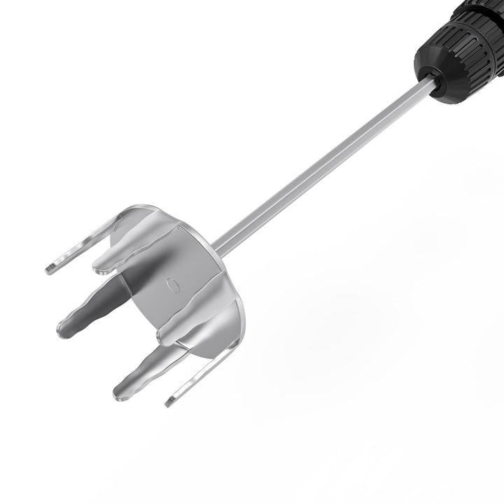 Outspark Schweinefleischabzieher aus Edelstahl mit Standard-Handbohrmaschine (7,6 cm) 3inch, 3inch