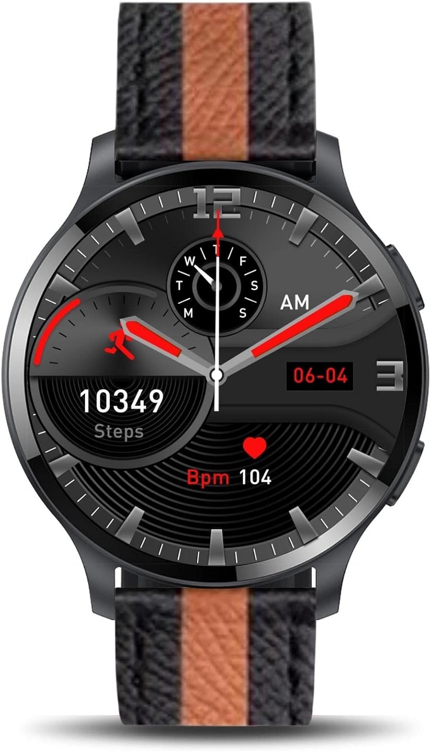 HOAIYO Smartwatch Herren Damen mit Telefonfunktion, 1.5" Fitnessuhr Armbanduhren Sportuhr mit Pulsme