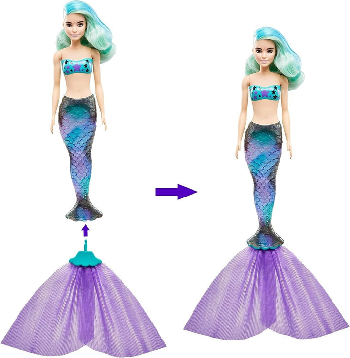 Barbie GTP43 - Color Reveal Puppe mit Enthüllungseffekt mit 1 Überraschungspuppe und 7 weiteren Über