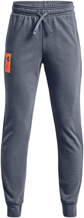 Under Armour Jungen Fleece Bottoms Rival Terry Joggers XS 496 Utility Blue, XS 496 Utility Blue