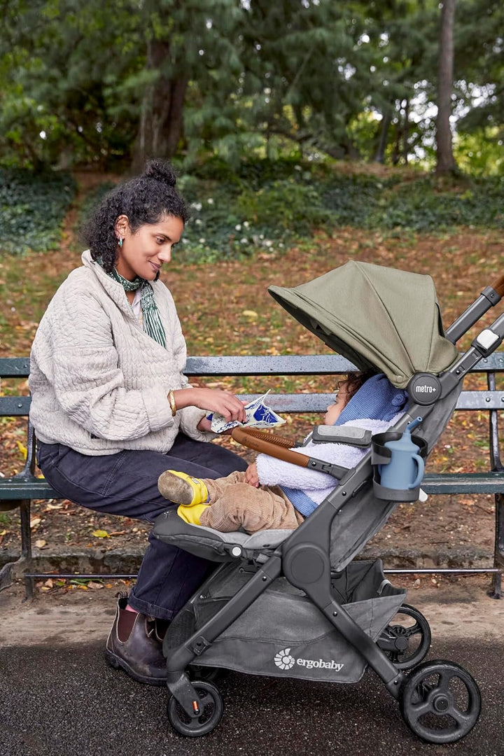 Ergobaby Metro+ Deluxe Kinderwagen Buggy mit Liegefunktion, Premium Kinder-Buggy ab Geburt bis 22kg,