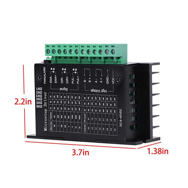 3 STÜCKE TB6600 4A 9-42 V Schrittmotortreiber Controller tb6600 32 Segmente 2/4 Phase Hybrid Schritt