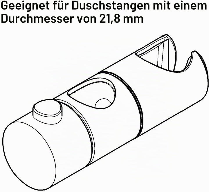 GROHE Gleitelement (Für Brausestangen Tempesta und Euphoria mit Durchmesser 21.8 mm, Herstellergaran