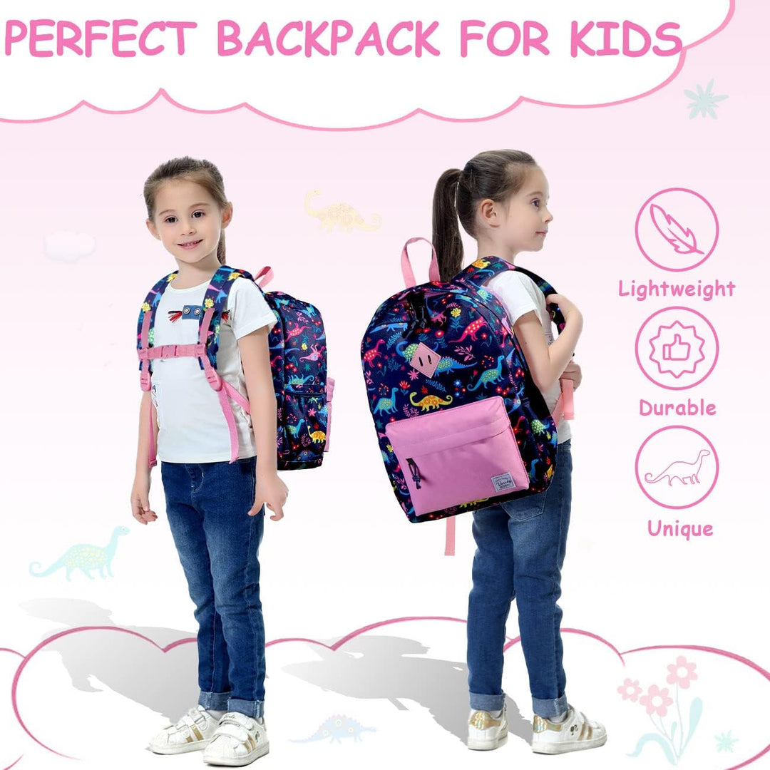VASCHY Kinderrucksack Jungen Mädchen, Niedlich Wasserdicht Vorschule Kinder Rucksack Kindergarten Kl