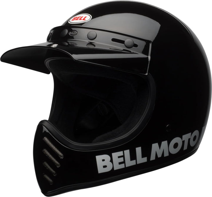 Bell Moto-3 Classic Solid Gloss Black Full Face Helmet