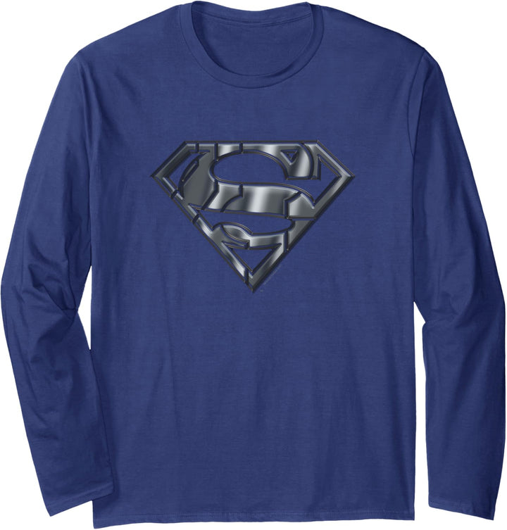 Superman Mech Shield Langarmshirt