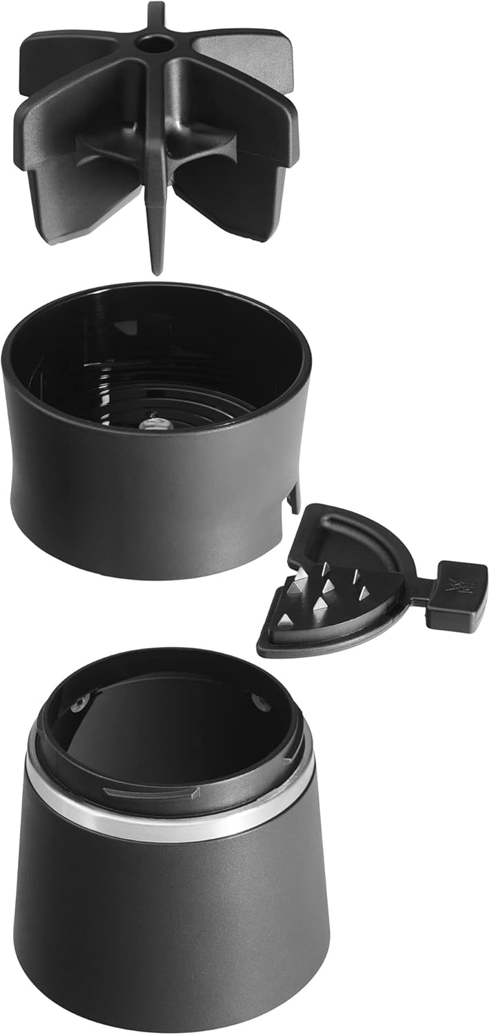 WMF Gourmet Spiralschneider mit Restehalter 14 cm, manuell, Gemüsenudeln, Zoodles Spiralschneider, S