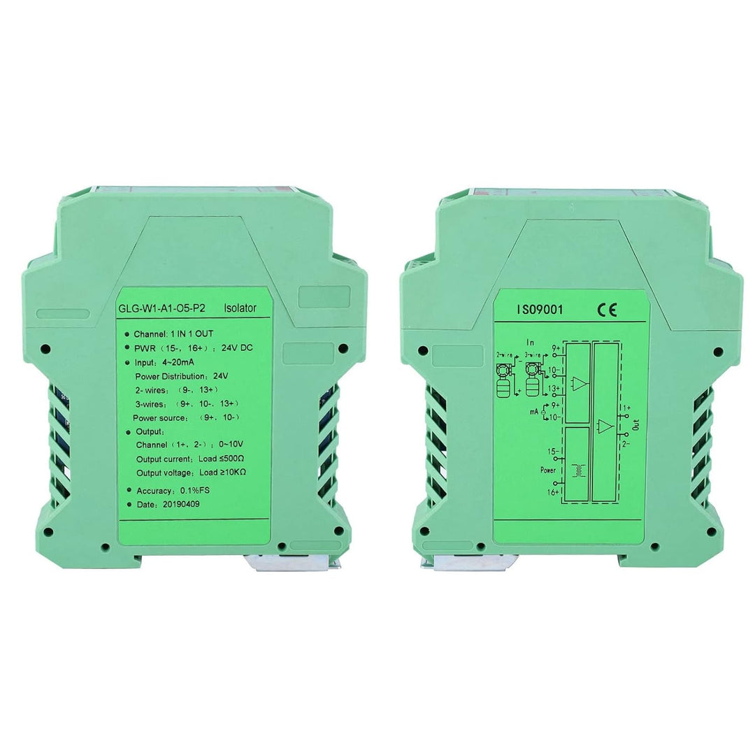 GLG 24 V DC Stromsignal Analog Digital Wandler Signalwandler Isolator Sender 4–20mA SPS Erkennungssi