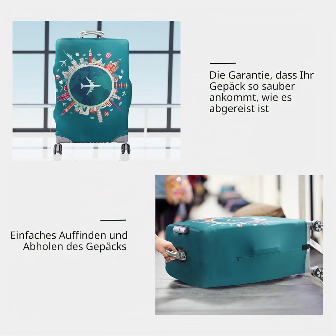 OrgaWise Kofferhülle Luggage Cover Gepäck Cover Gepäckabdeckung for Travel Luggage Schutzhülle Koffe