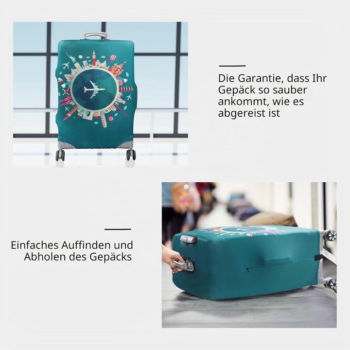 OrgaWise Kofferhülle Luggage Cover Gepäck Cover Gepäckabdeckung for Travel Luggage Schutzhülle Koffe