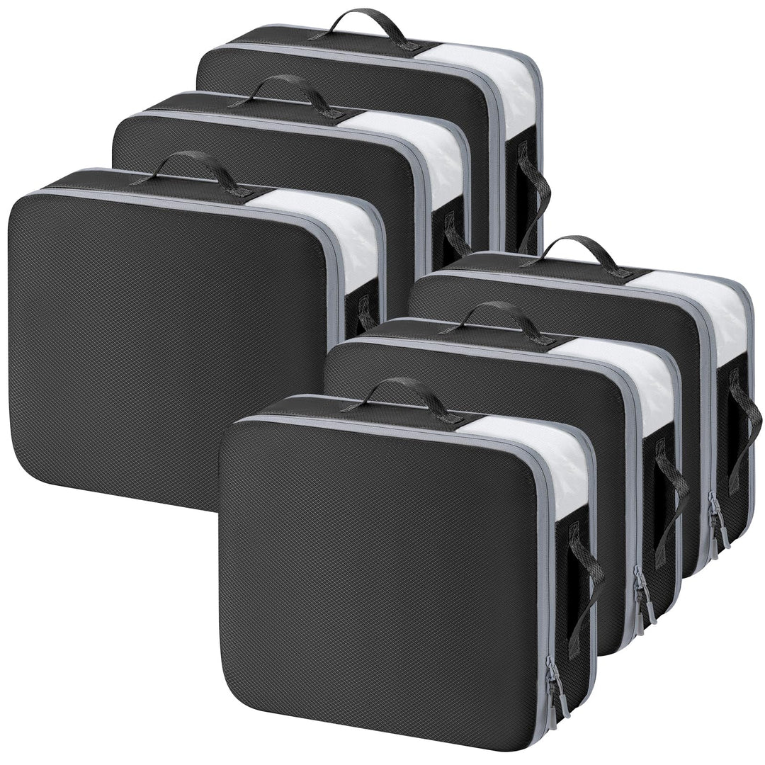 DIMJ Selbstkomprimierender Organizer - Bettwäsche Aufbewahrung, Packing Cubes Compression Bettdecken