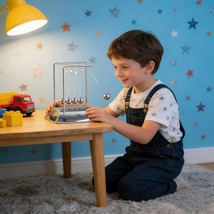 Einzigartige Z-Form Newton Kugelstosspendel Kugelspiel, Newton Pendel, 5 Kugeln Kugelpendel, Pendelk