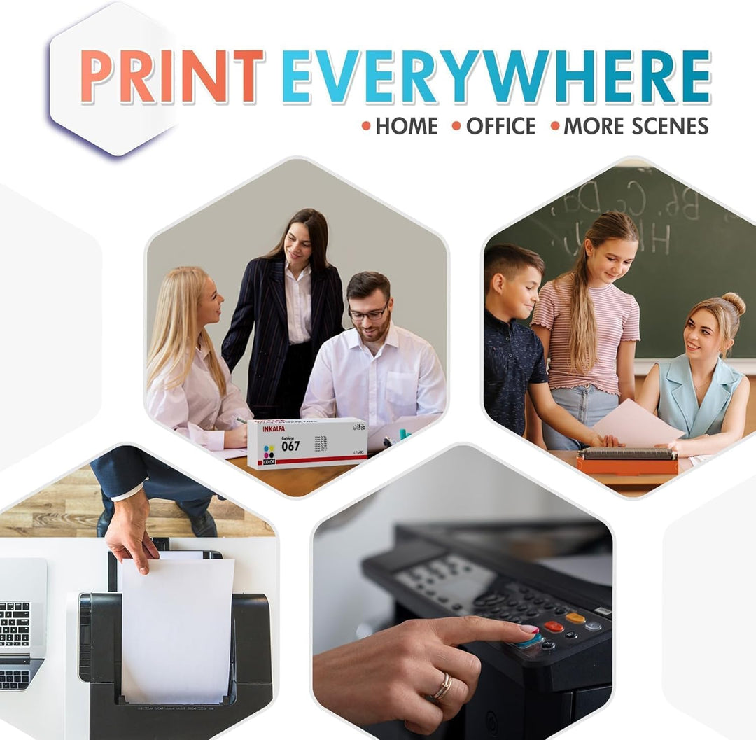 067 067H Toner Set Kompatible für Canon 067 067H für Canon i-SENSYS MF657Cdw MF655Cdw MF651Cw LBP633