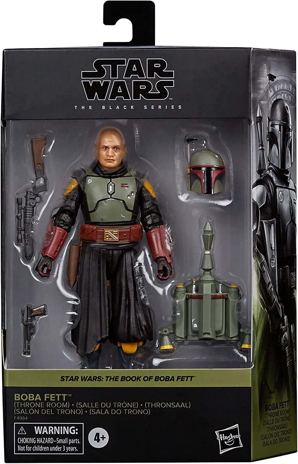 Star Wars Hasbro The Black Series Boba Fett (Thronsaal): The Book of Boba Fett Figur zum Sammeln, Fü