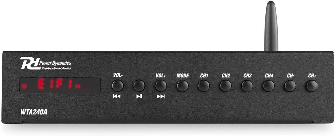 Power Dynamics WT240A Stereo Verstärker mit Bluetooth, WiFi und mehr - 80W 1 Kanal 80W, 1 Kanal 80W