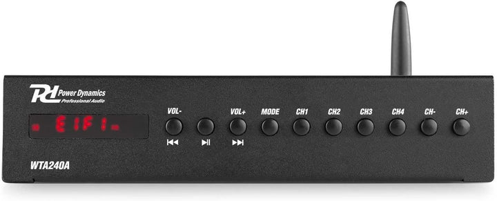 Power Dynamics WT240A Stereo Verstärker mit Bluetooth, WiFi und mehr - 80W 1 Kanal 80W, 1 Kanal 80W